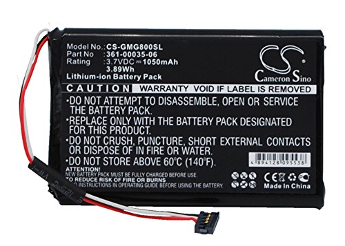 Cameron sino 1050mAh Li-ion Rechargeable Battery 361-00035-06 Replacement for Garmin Approach G8 GPS Navigator