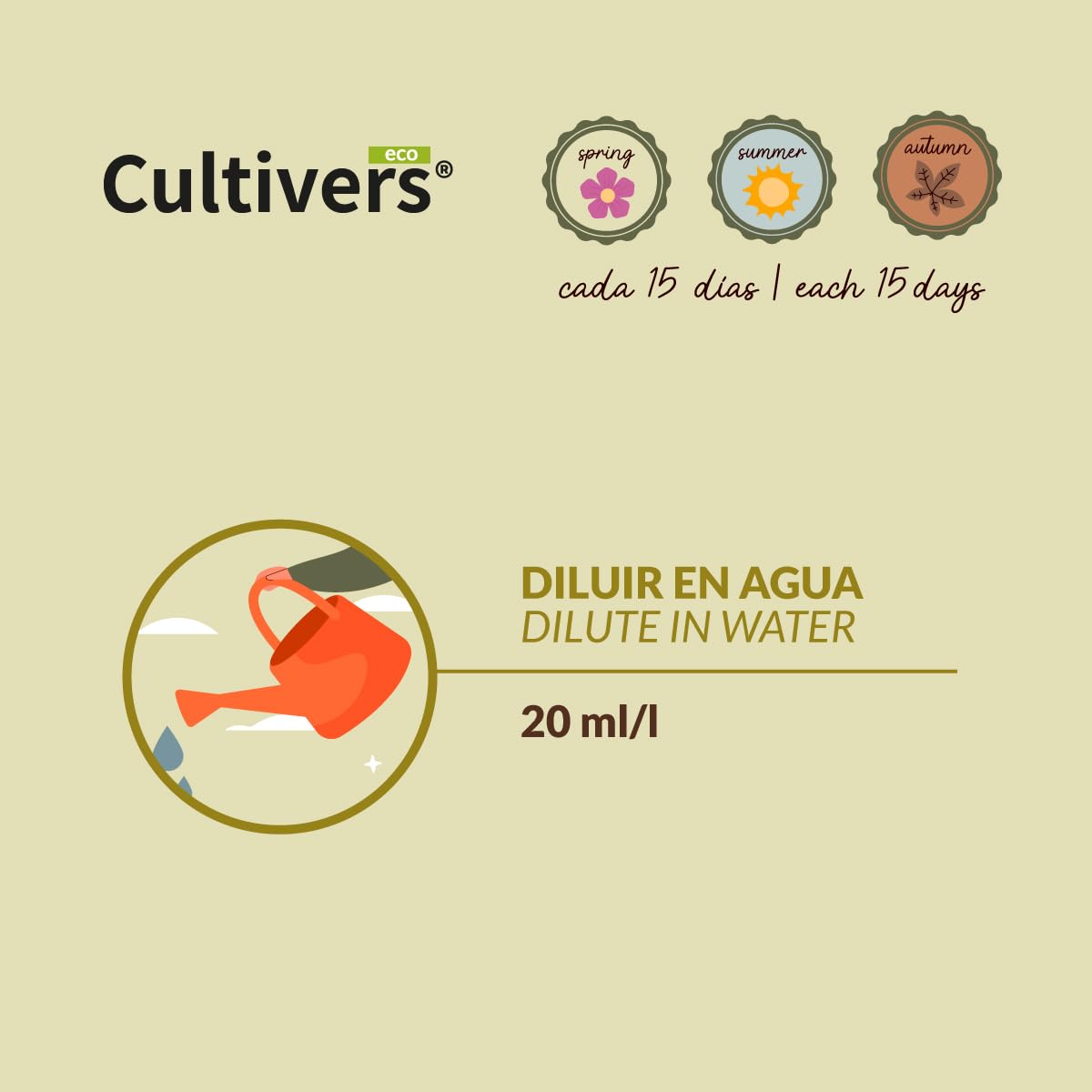 CULTIVERS Abono de Ácidos Húmicos y Fúlvicos 10L. Fertilizante de Leonardita. Potencia la fertilidad del Suelo Mejora la Capacidad de absorción de nutrientes y desarrolla la raíz. Force Humic