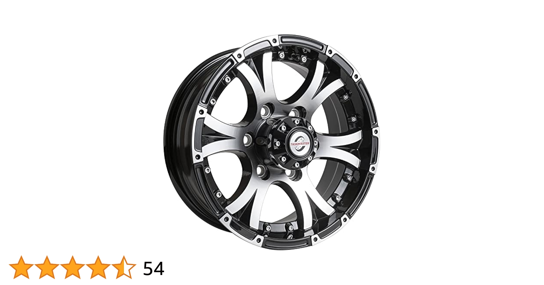 Amazon.com: Viking Series 15 x 6 6x5.5 Black Machined Lip