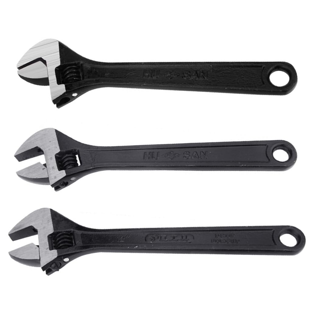Llave inglesa ajustable de apertura grande, llave inglesa deslizante de ángulo ajustable de 8/10/12 pulgadas herramienta doméstica