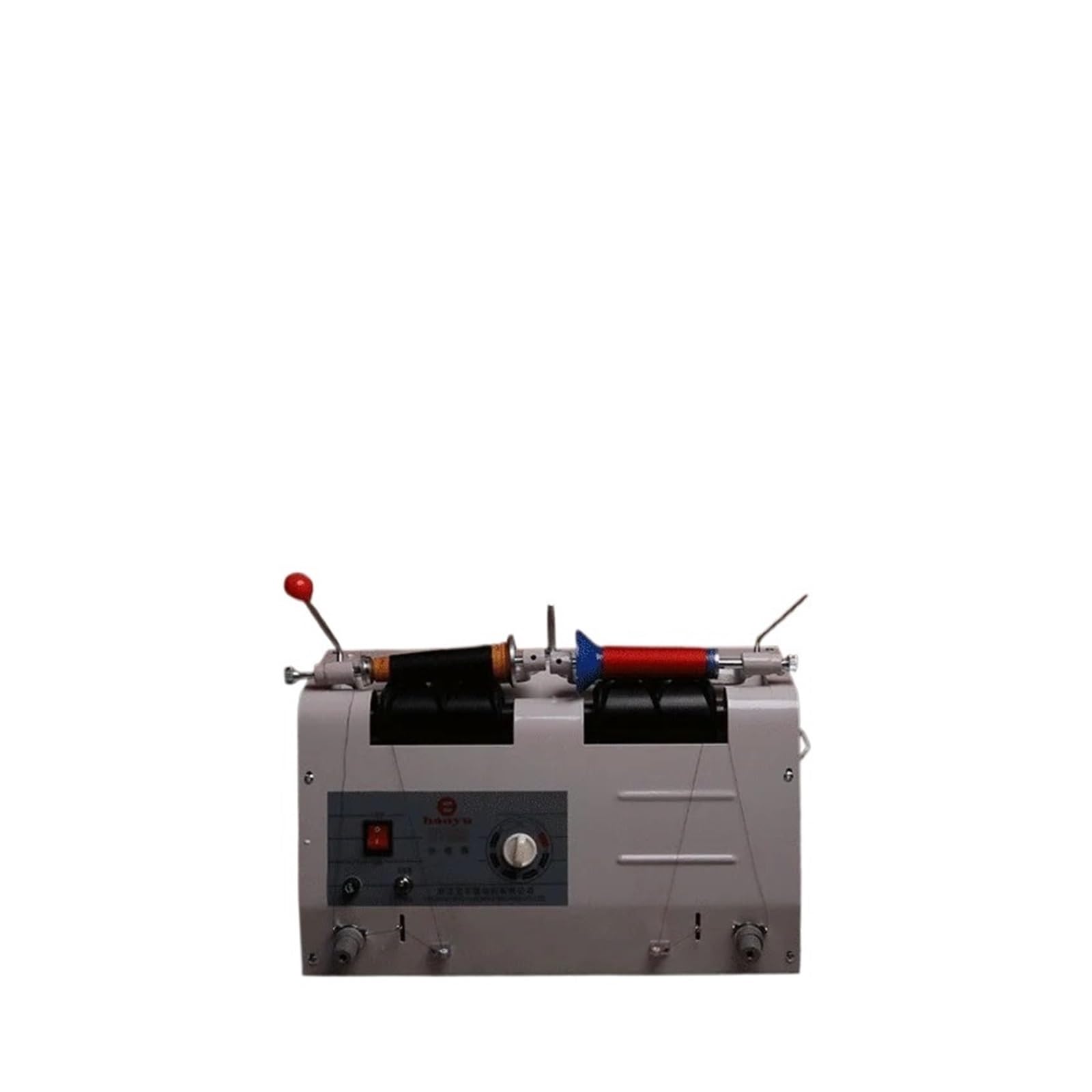 Máquina bobinadora, Máquina rebobinadora divisora ​​de doble cabezal for hilo de coser y bordar Para bobinas y sedales de pesca