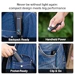 OLIGHT Arkfeld Pro Rechargeable EDC Flat Flashlight, Black CW - Image 5