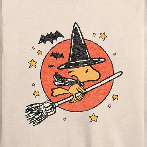 HYBRID APPAREL - Peanuts - Woodstock Witch - Women's Lightweight French Terry Pullover3
