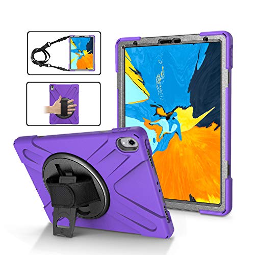 Coque iPad Pro 11 2018 de protection antichoc intégrale avec dragonne et support