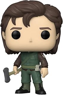 POP [Stranger Things - Hunter Steve Harrington [Season 4] Funko Vinyl Figure (Bundled with Compatible Box Protector Case), Multicolor, 3.75 inches