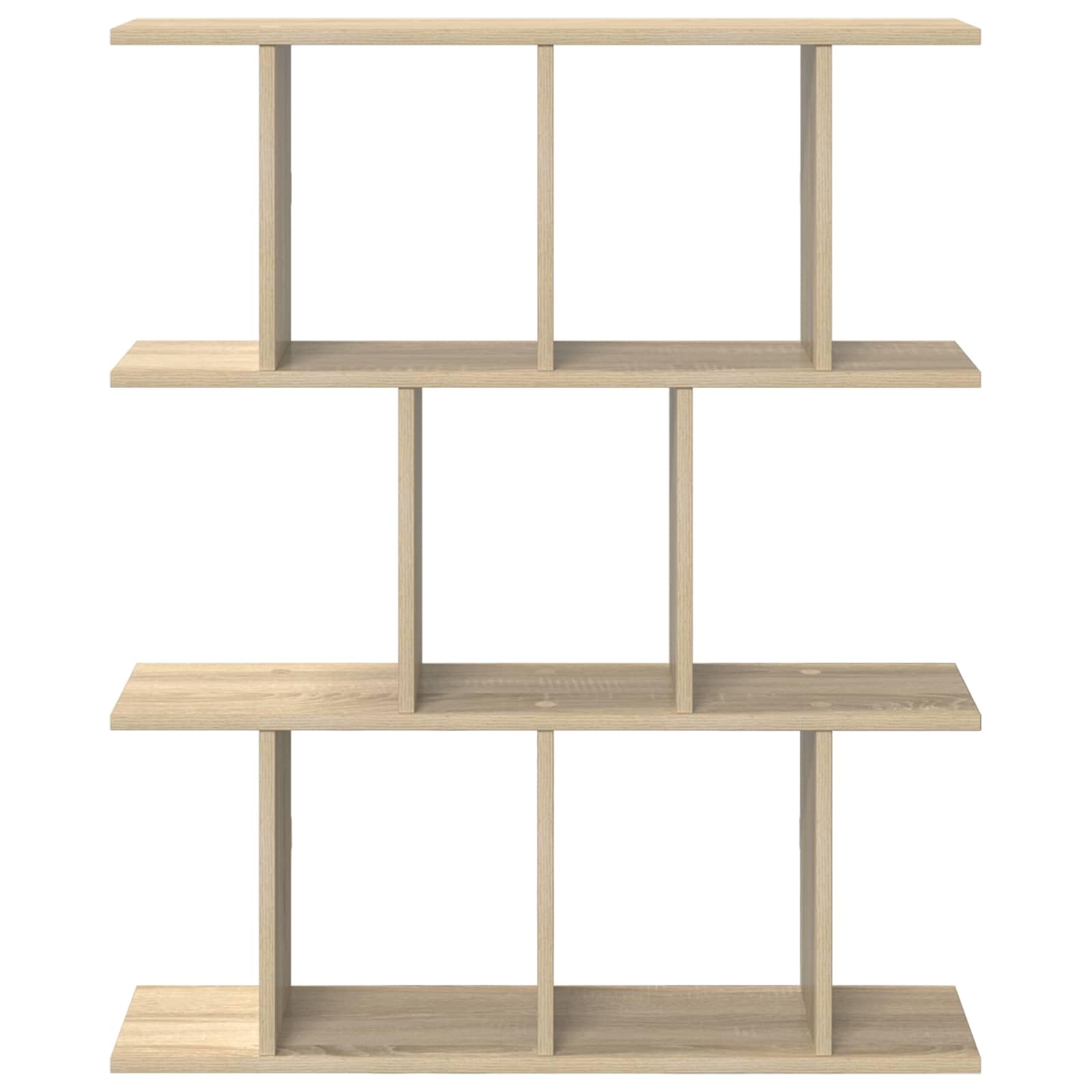 Estantería de pared (madera de roble, 80 x 20 x 96 cm)