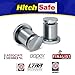 HitchSafe HS7021T Hitch Bolt Set | Hitch Bolts For Thicker Weld Receivers | Made For HitchSafe Vault - Includes 2 Extended Hitch Bolts For Large Trucks & Car Trailer Hitch | Truck Accessories
