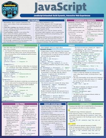 Javascript: a QuickStudy Laminated Reference Guide: Nixon, Robin ...