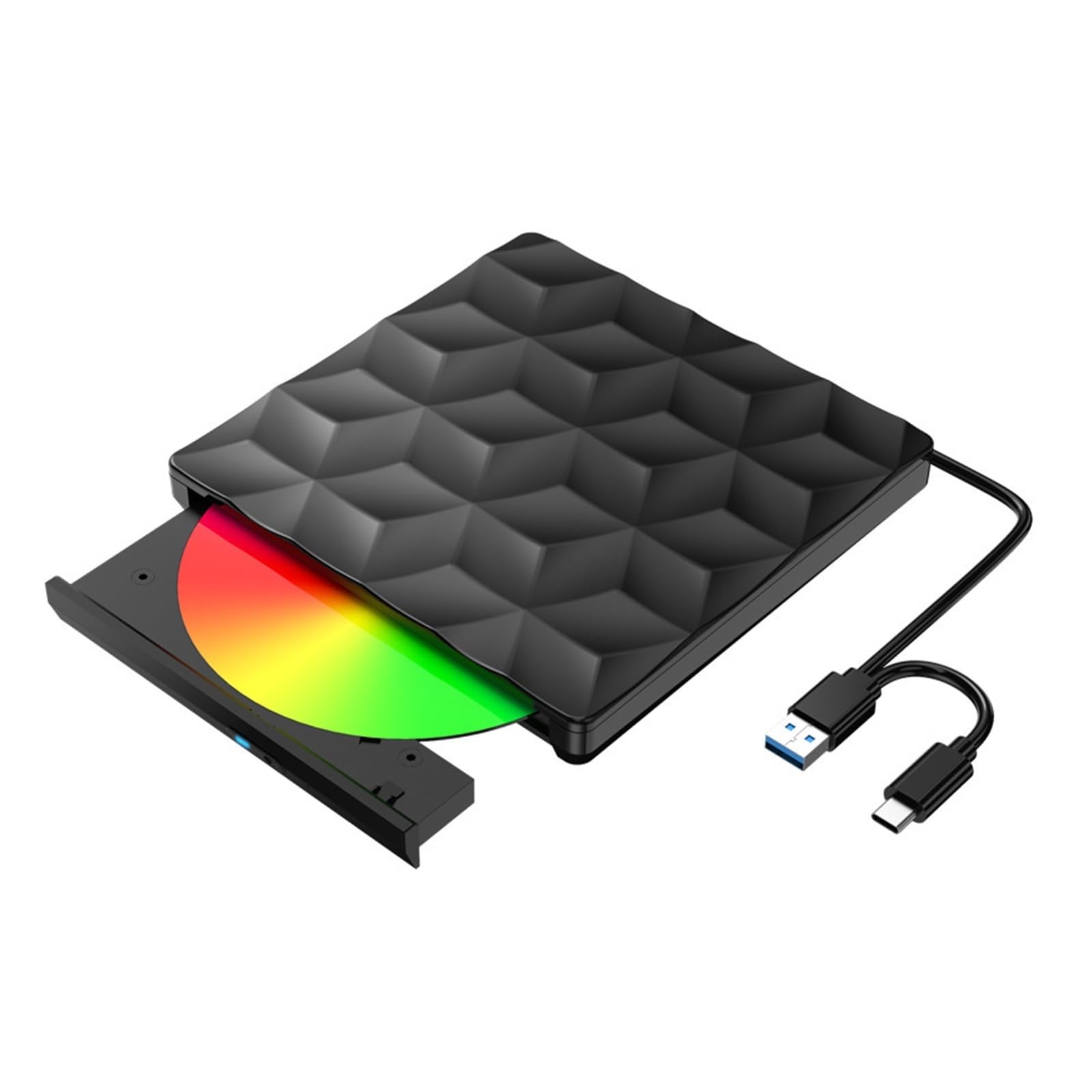 Zewnętrzny Napęd Optyczny USB3.0 CD/DVD, Typu C OszczęDność Miejsca