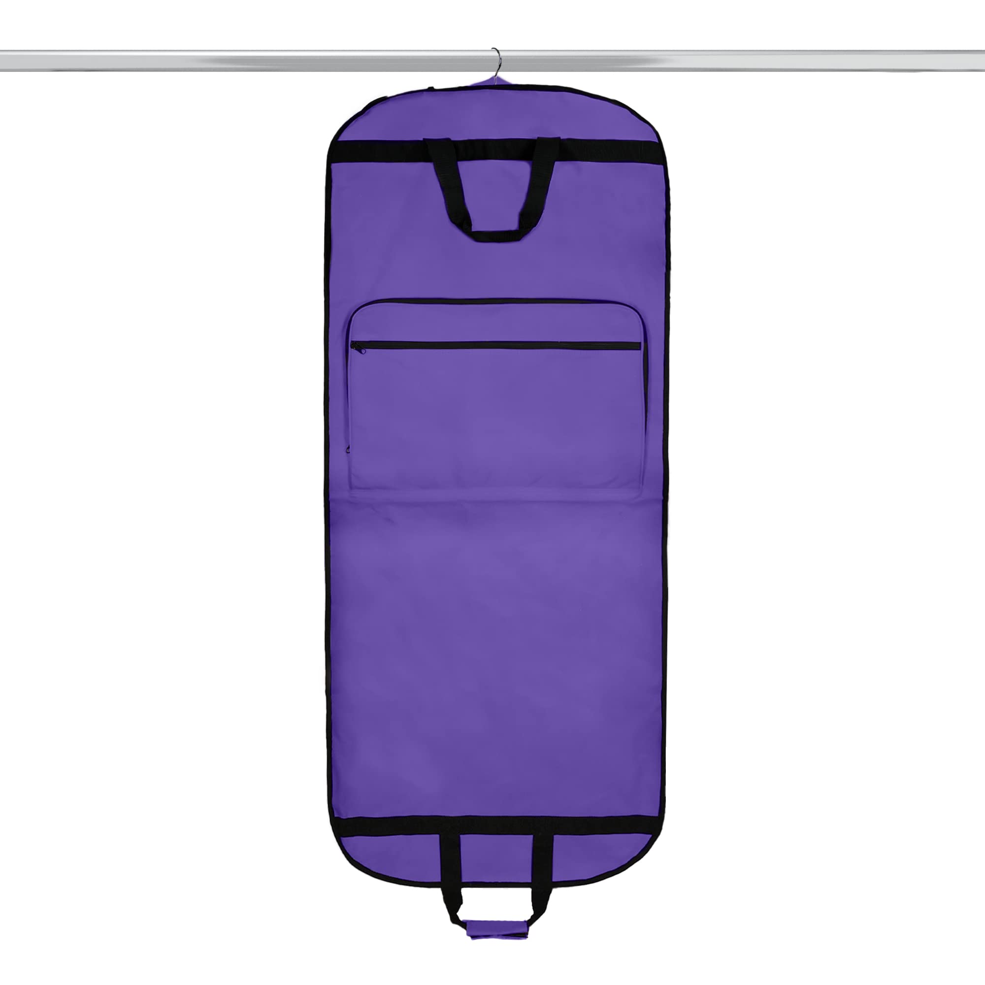 Dalix 60 Foldable Garment Bag Suits Cover Dresses w Front Pocket