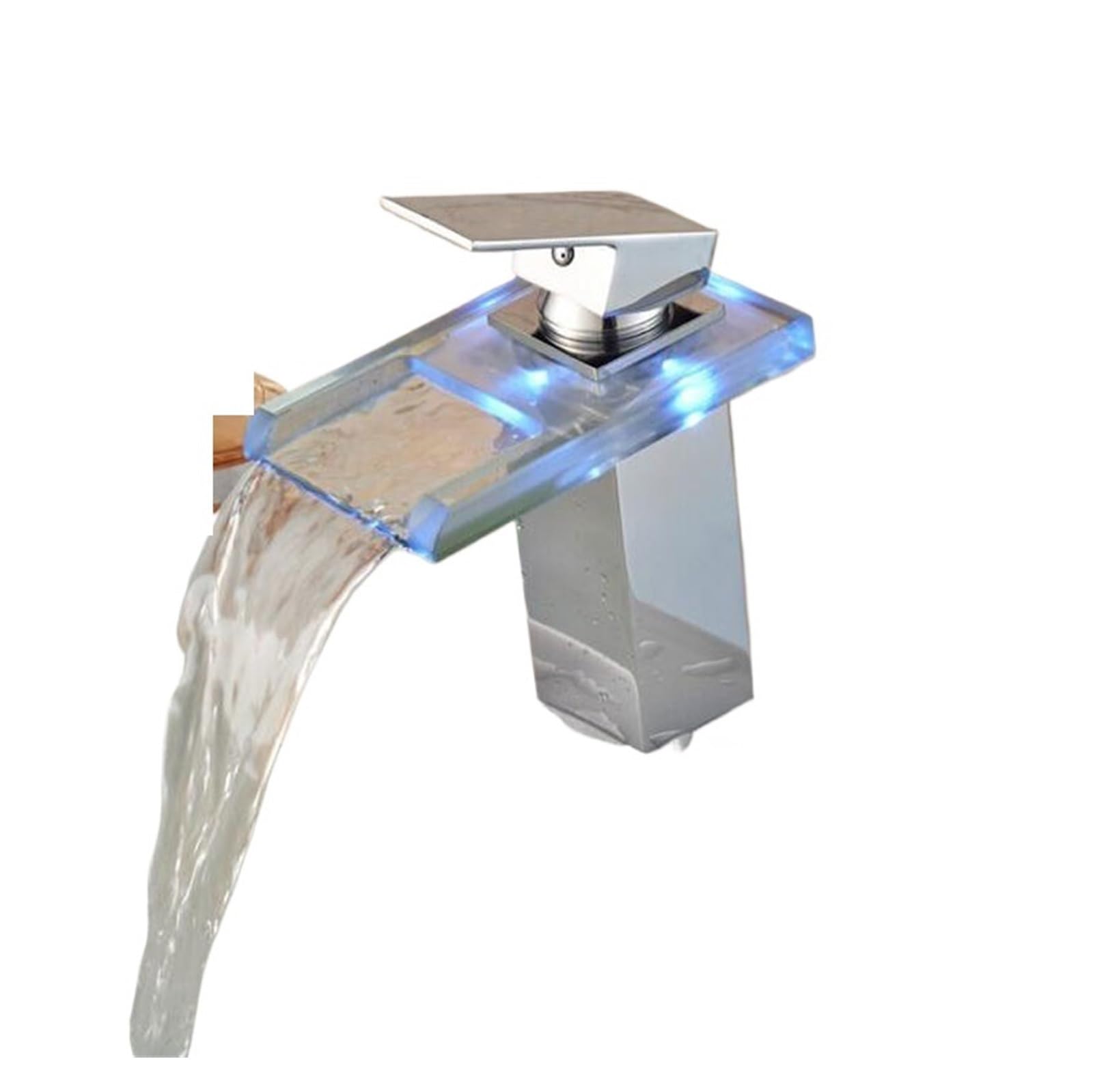 Mitigeur de lavabo cascade en laiton pour une salle de bain moderne