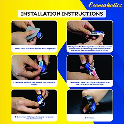Ecomaholics (4 Pcs Military Grade Smartwatch Smart Watch Flexible Tpu Screen Protector Designed For Kieslect K11 Smartwatch Hd Clear Film #TOP7