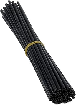 Spoke Skin Cover Wrapped Tube Decorative Protector 72 Pieces, Suitable for Off-Road Vehicle Motorcycle Size Black