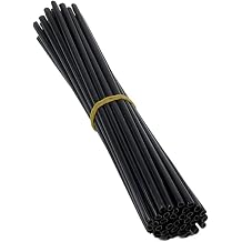 Spoke Skin Cover Wrapped Tube Decorative Protector 72 Pieces, Suitable for Off-Road Vehicle Motorcycle Size Black