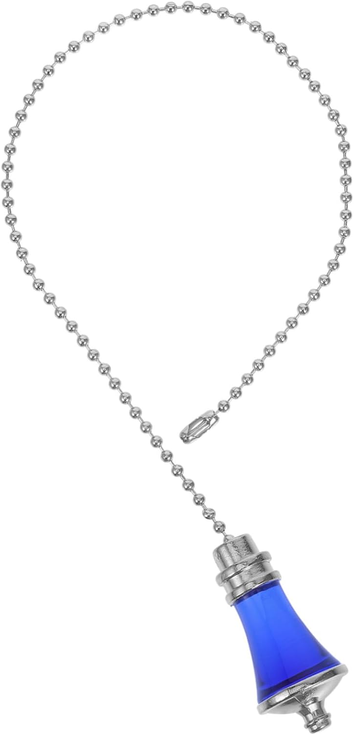 ABOOFAN Ceiling Fan Pull Chain Extension Decorative Glass Pendant Chain for Retro Chandelier
