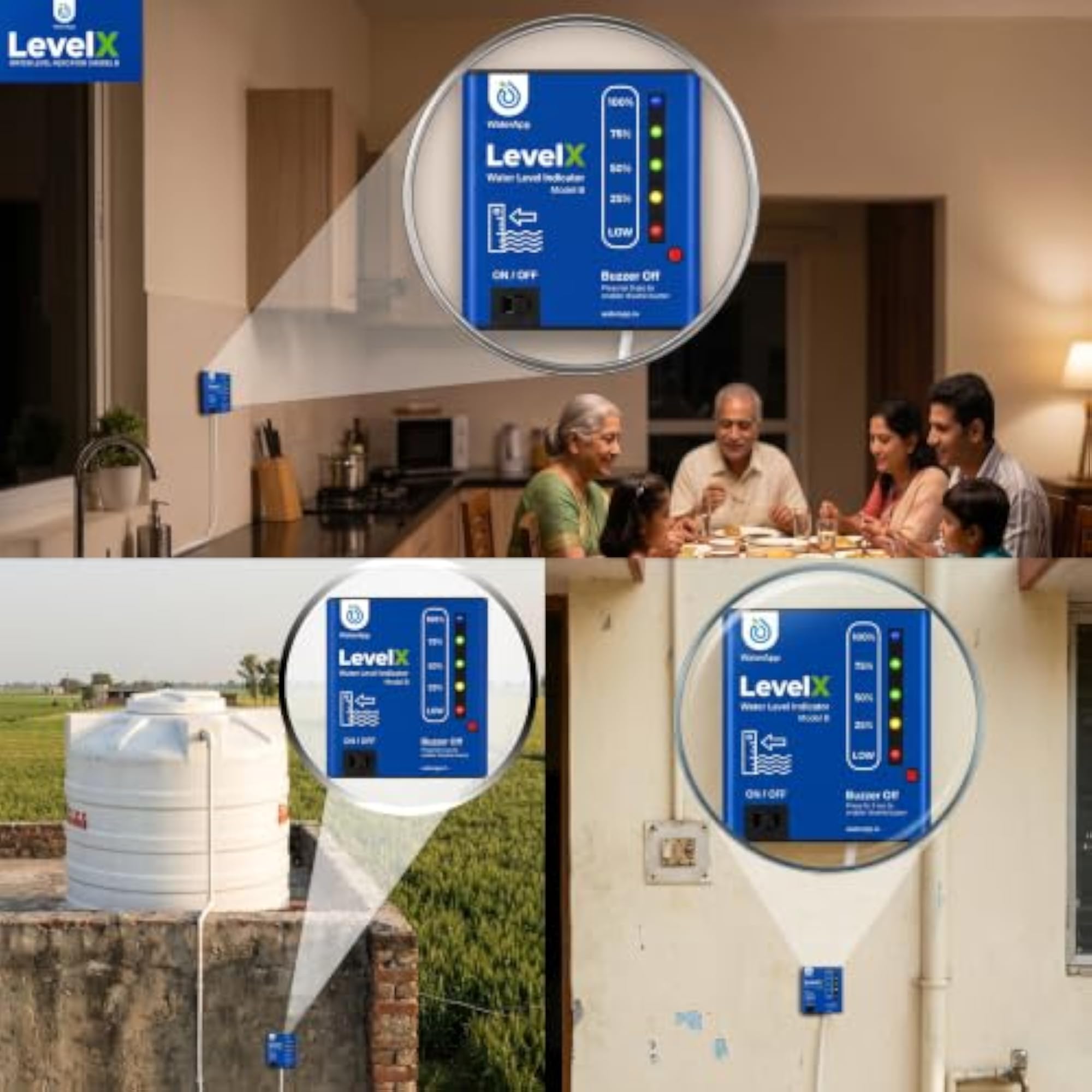LevelX Water Level Indicator No Extension Wire