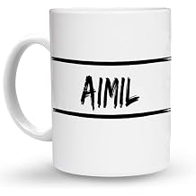 Makoroni - Aimil Female Girl Name 15 oz Ceramic Large Coffee Mug/Cup Design#15