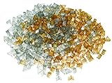 Ecko kleine Dreiecke Gold/Silber - Set 500