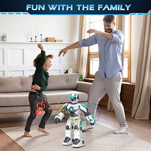 VATOS Remote Control Robot for Kids Extra Large, 15.4" Programmable RC Robot Toy with Sing Dance, Gesture Sensing & Voice Control Smart Toy for Boys Girls Toddler 3 4 5 6 8+ - Image 8
