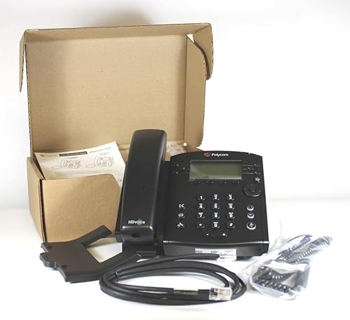 Polycom Small Business Phone System - 1 a 6 líneas (sistema de teléfono único) Sin adaptador de CA.