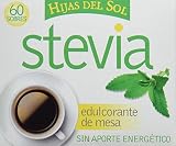Producto de alta calidad HIJAS DEL SOL Stevia - Edulcorante, 60 Sobres