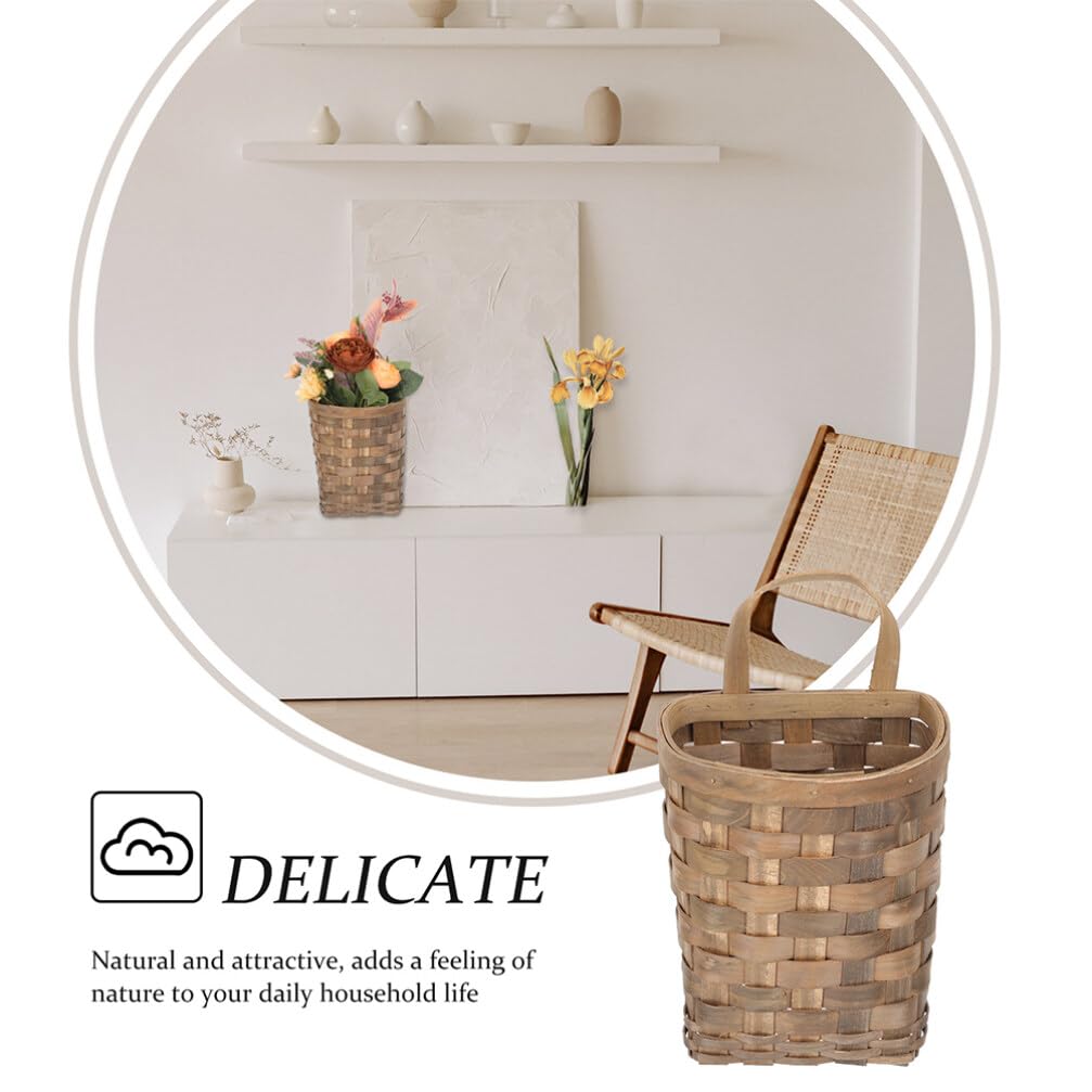 ABOOFAN Coffee Rattan Basket, 150cm, Wall Hanging, Farmhouse Decor, Suitable for Home, Hotel, Office, Restaurant