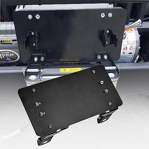 amopacorp Black Stainless Steel Flip-Up Winch Roller Fairlead 8 3/4