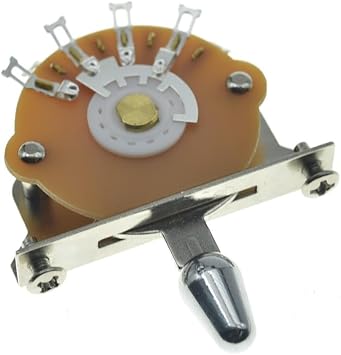 KAISH 5-way Guitar Pickup Selector Switch for ST/TL/Electric Guitars with Plastic Chrome Tip