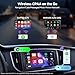 ATOTOLIFE A5L 7 Inch Double-DIN Car Stereo Android Head Unit, Wireless CarPlay&Android Auto, in-Dash Navigation System, WiFi/Bluetooth/USB, 24-Bands EQ DSP, AM/FM Radio, HD LRV, A5LG2B7T