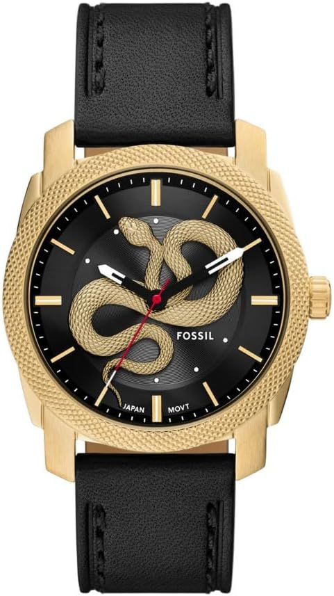 Fossil Men’s Machine Quartz Stainless Steel Three-Hand Watch