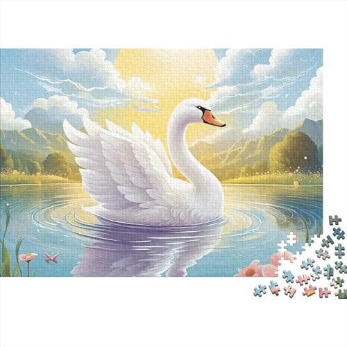 Rompecabezas de cisne de 1000 piezas para disfrutar tardes de juego educativo en familia