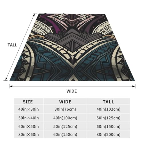 Couverture en micro polaire premium, plaid géométrique au confort durable - 3