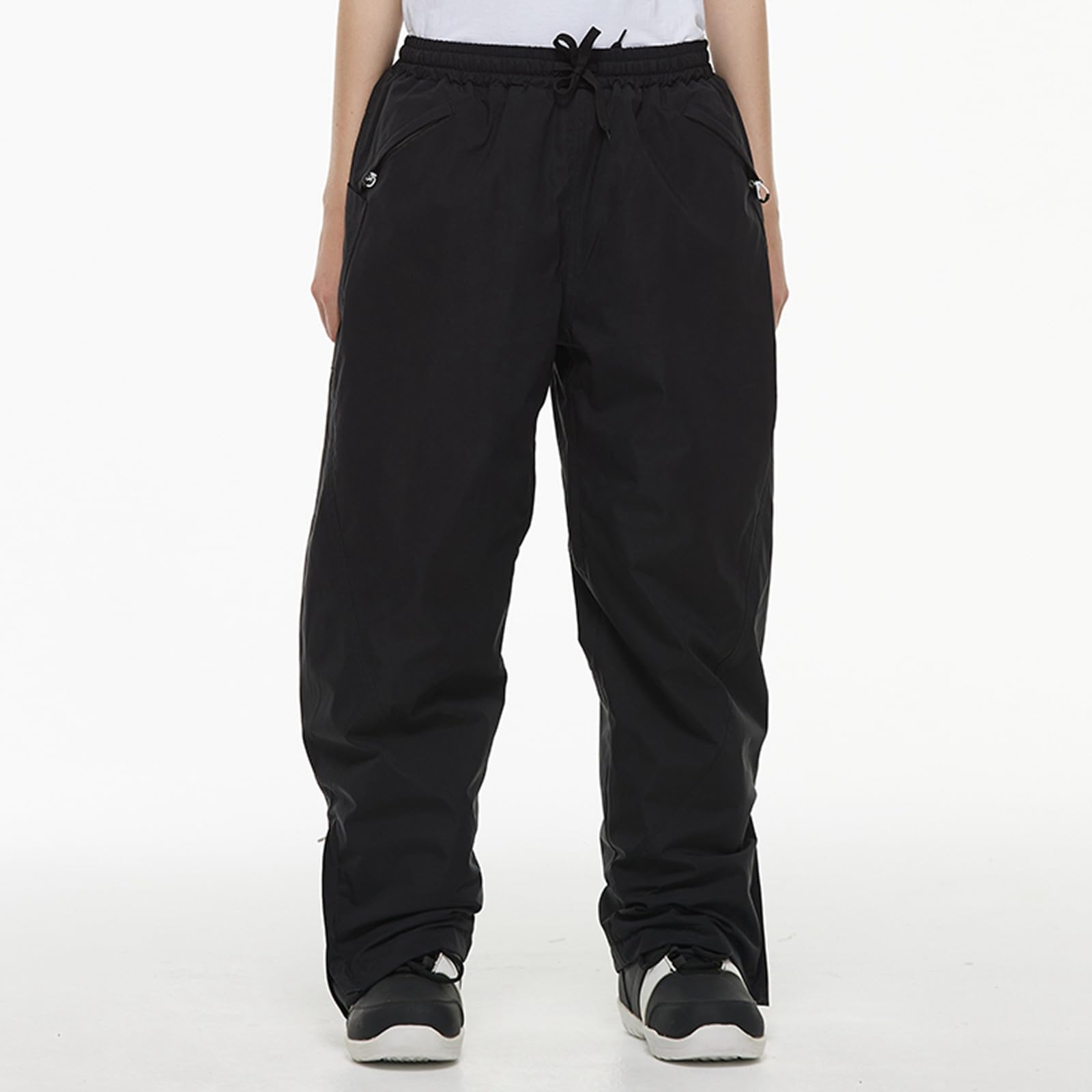 Genérico Pantaloni da sci per uomo e donna spessi Pantaloni da snowboard larghi Oversize impermeabili antivento traspiranti e caldi pantaloni da pattinaggio