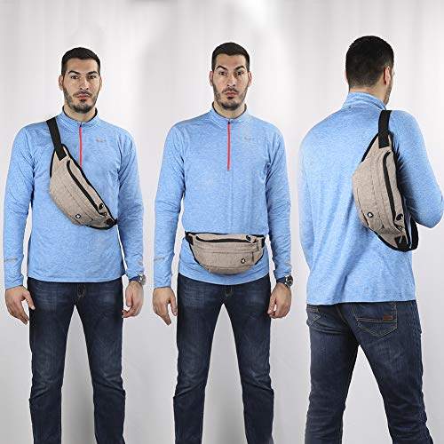 image for WATERFLY Fanny Pack for Men Women Water Resistant Large Hiking Waist B