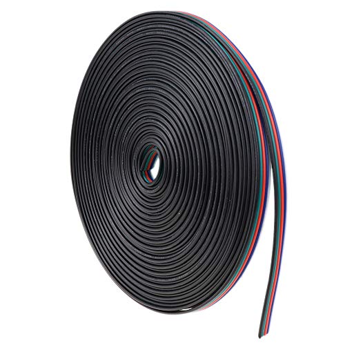 LTRGBW 10 Mètres 22 AWG 5pin RGBW Extension Câble 5 Couleur pour RGB Blanc LED Ruban Cordon Fil