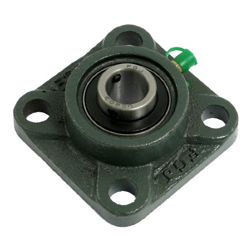 Cojinete de brida UC203 de 17 mm F203 autoalineable de metal