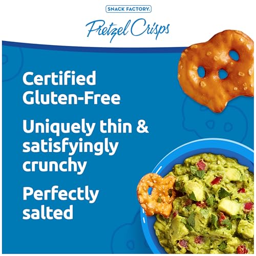 Image of Snack Factory Pretzel Crisps Gluten Free,Original Flavor,5 Oz,(Pack of 3)