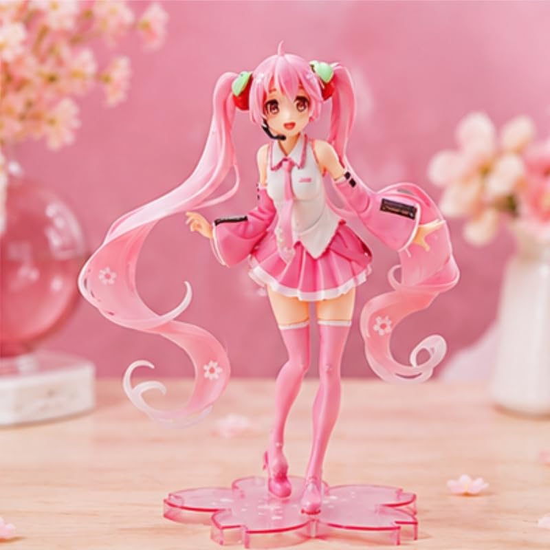 Image of Premium Action Figures Collectible for Office Desk, Study Table, Car Dashboard, Decoration for Anime Lovers, Fans, Kids, Collectors (Miku 20cm)