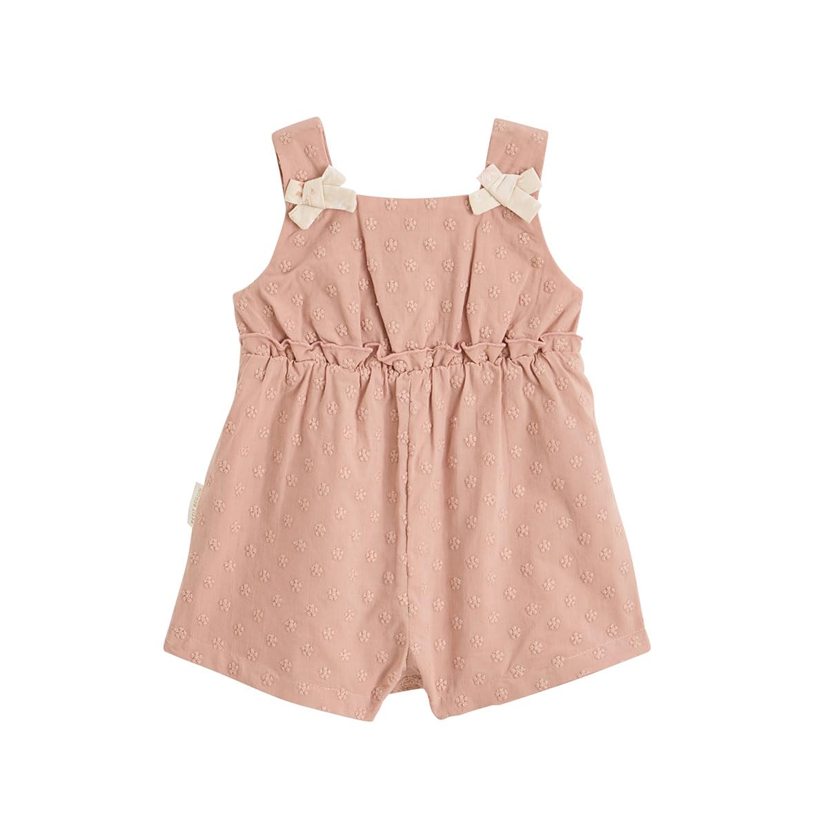 Petit Béguin - Barboteuse bébé en broderie anglaise + headband Poésie d'été