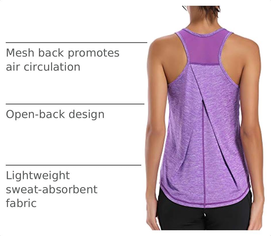 Image of Aeuui Womens Workout Tops for Women Racerback Tank Tops