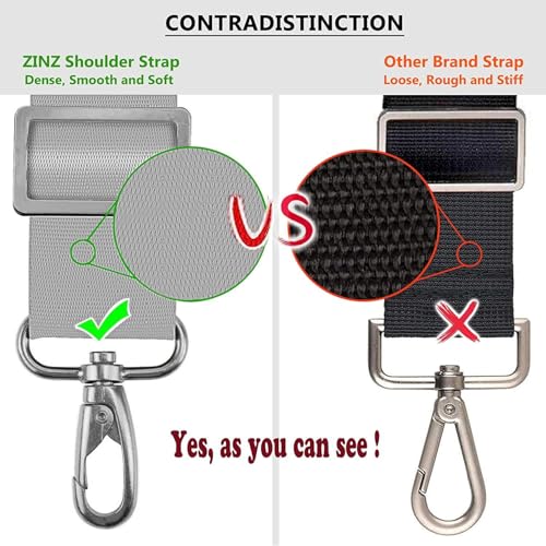 Image of ZINZ Bag Shoulder Strap, Padded Adjustable Shoulder Strap Replacement