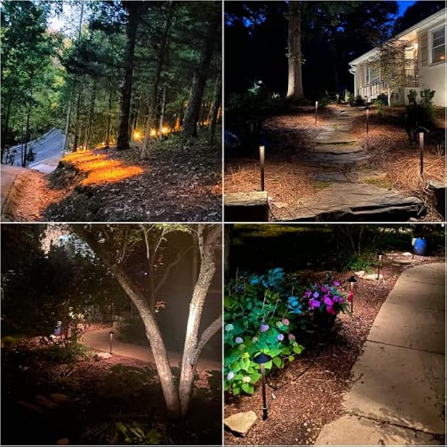 Pro Style Light Decorative Pathway Landscape Lights, 10W Low Voltage Path Yard Light 2700K Warm White, 1PK Aged Brass by Malibu 8308-9103-01