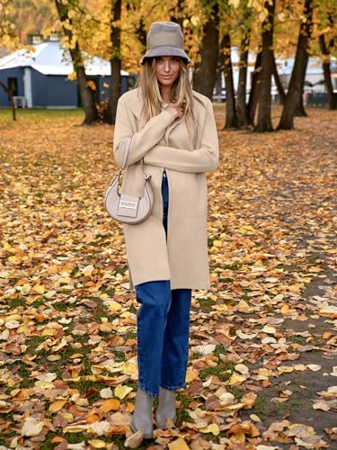 ANRABESS Women's Long Cardigans Sweater 2025 Fall Dressy Casual Lapel Knit Warm Trench Coatigan Oversized Blazer Jacket Coat2