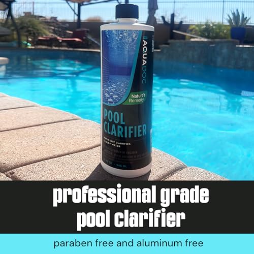 Ultimate Natural Pool Clarifier - an Eco-Friendly Way to get Clear Pool Water by Removing Cloudy Pool Water - AquaDoc Natural Pool Chemicals