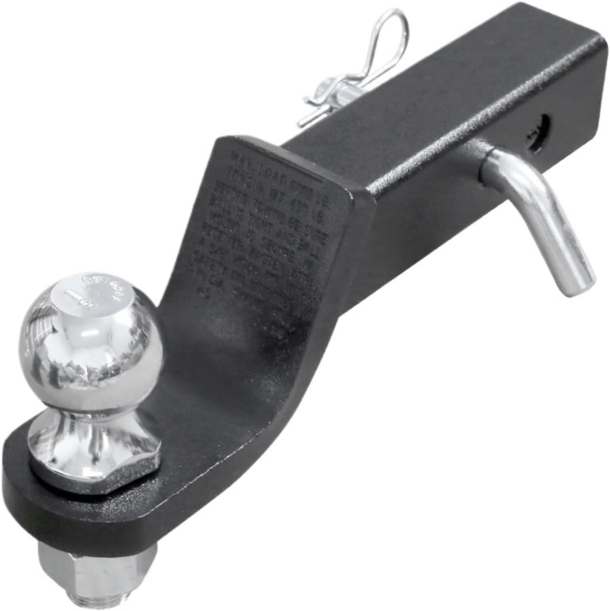 2 Inch Towbar Tongue Ball Mount with Towball and Hitch Pin RV Parts Car Camper Accessories Caravan Components(Set with 2Inch Ball)