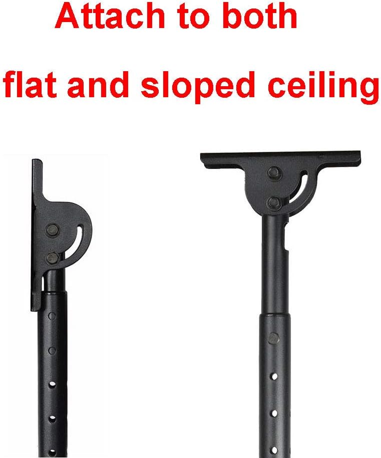 VideoSecu ML405B2 LCD LED UHD Monitor TV Ceiling Mount for Most 19 22 23 24 26 27 28 29 32 39 42 Flat Panel Display with VESA100x100, 75x75, Fit Flat and vaulted Ceiling M0B
