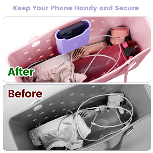 Support de téléphone pour sac Bogg insert silicone violet - 2