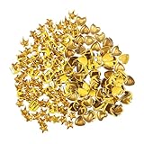 WESIEVYA 200個 ドールDIYリベット 五角星とハート装飾スタッド 衣服アクセサリー DIY工作向けファッション装飾パーツ