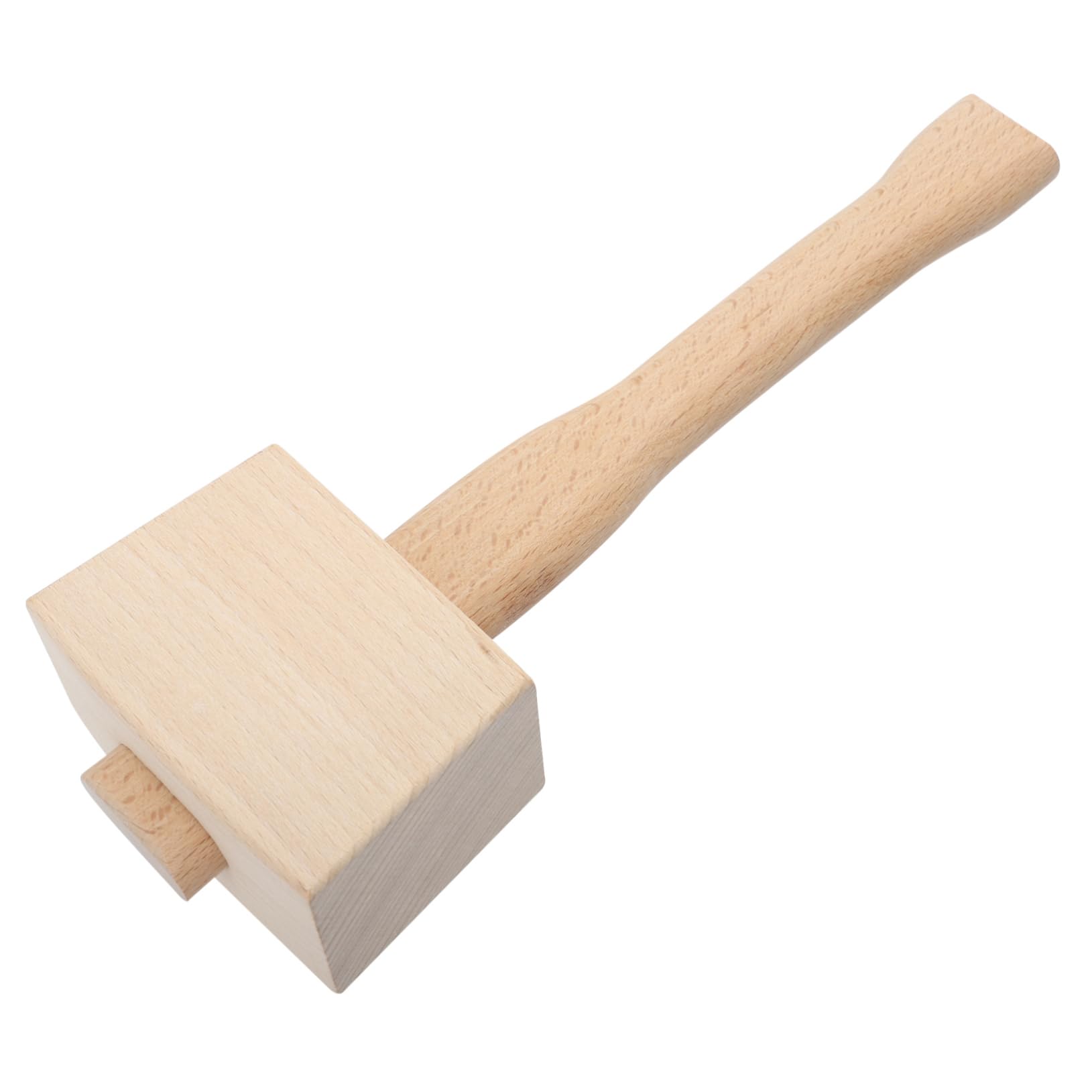 AUTSUPPL Diy Upholstery Tool Wooden Carpenter Mallet Beech Material Lightweight Easy to Carry