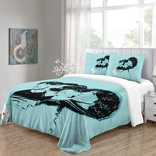 The Beatles Ensemble De Literie Groupe de Rock Housse De Couette 3D Rock ‘n’ Roll Thème Housse De Couette Microfibre… - Les Beatles, Paul McCartney, John Lennon, RIngo Starr, George Harrison The Beatles Ensemble De Literie Groupe de Rock Housse De Couette 3D Rock 'n' Roll Thème Housse De Couette Microfibre… – Image 5